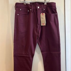 NWT Mens Levi’s 512 Slim Taper Stretch Jeans